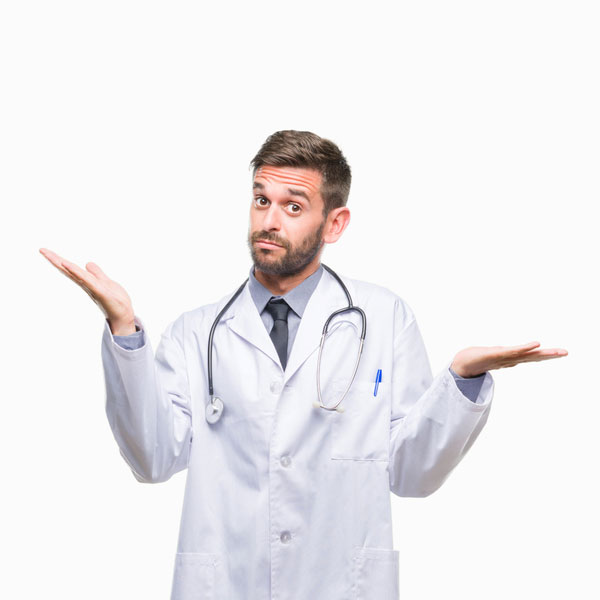 Doctor wondering why you went to the wrong page